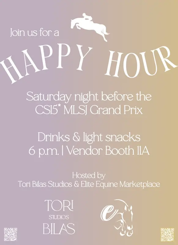5* Grand Prix Happy Hour hosted by Tori Bilas Studios x Elite Equine Marketplace | Open to the public