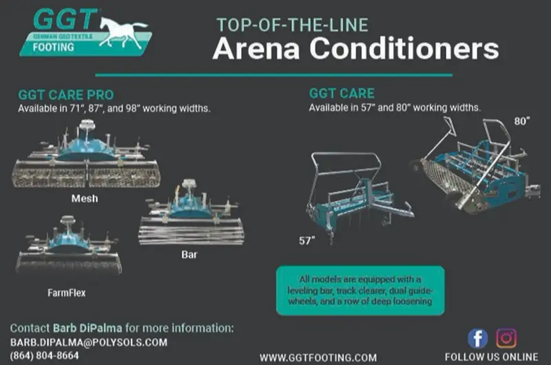 GGT Footing Arena Conditioners | 2025 | Brand New (with Tags)