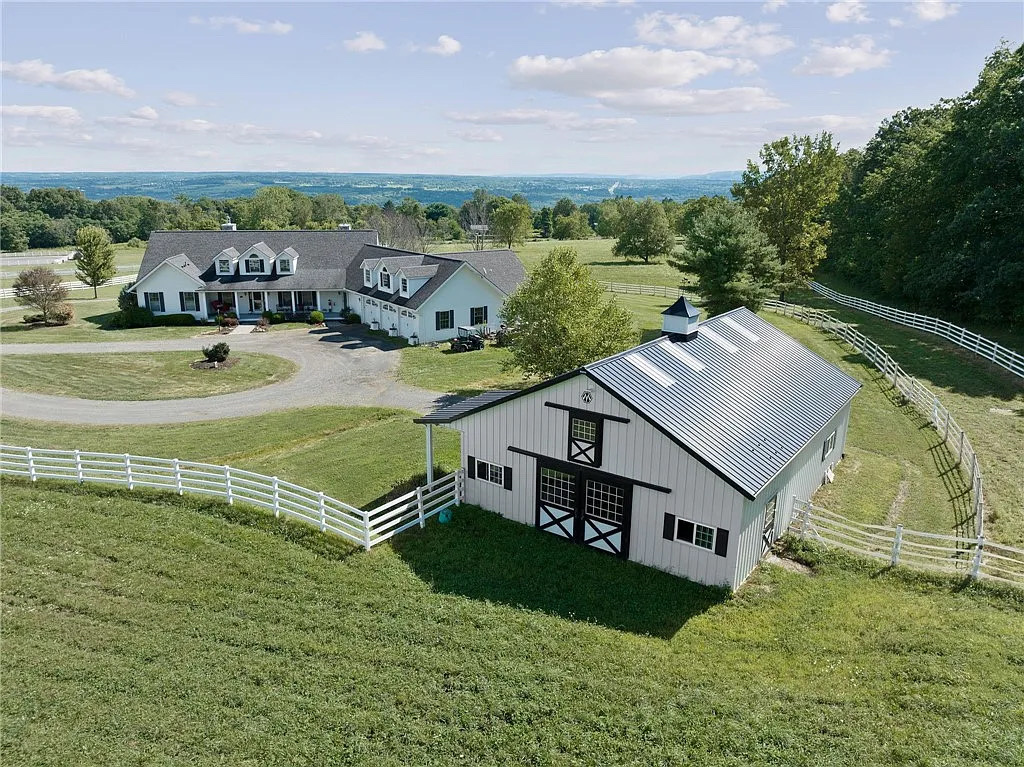 Elite Equestrian Estate minutes from Cornell University | Living Quarters + Stables | For Sale