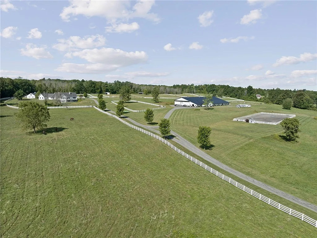Elite Equestrian Estate minutes from Cornell University | Living Quarters + Stables | For Sale