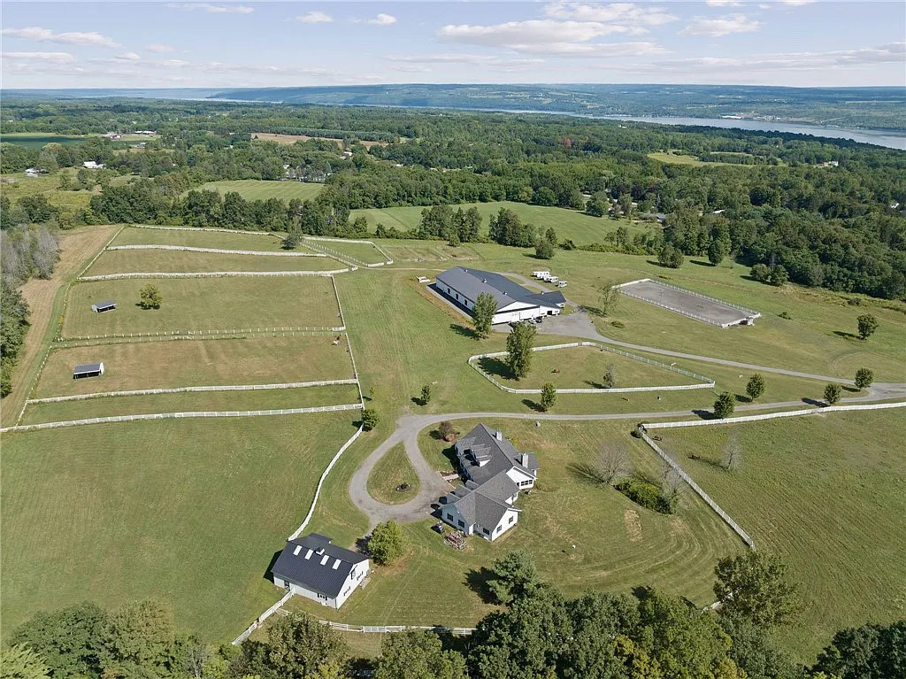 Elite Equestrian Estate minutes from Cornell University | Living Quarters + Stables | For Sale