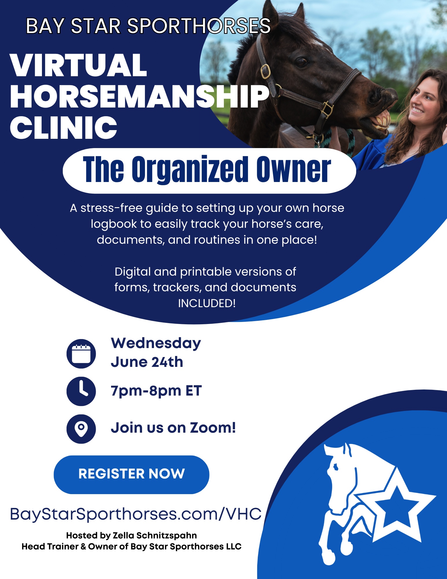Virtual Horsemanship Clinic - The Organized Owner | Registration Required
