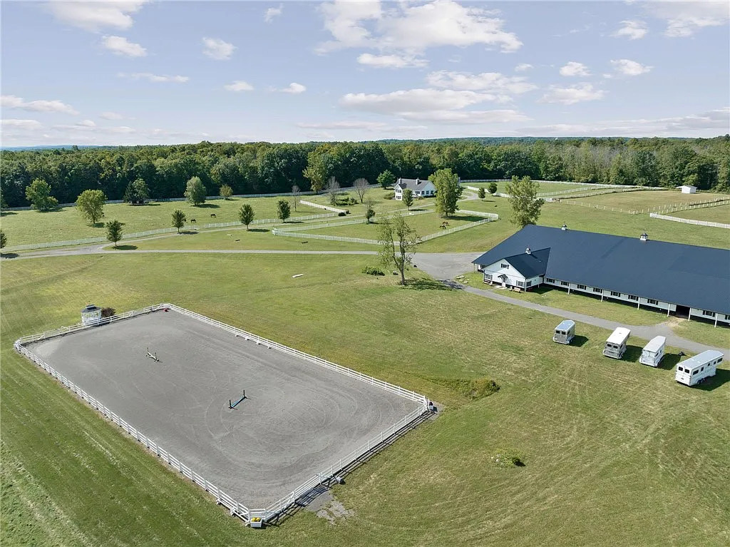 Elite Equestrian Estate minutes from Cornell University | Living Quarters + Stables | For Sale